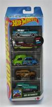 Pack 5 Carrinhos Hot Wheels Hw Getaways Sortidos