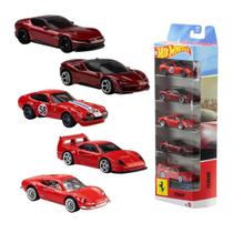 Pack 5 Hot Wheels Ferrari JLN12 Pack 5 Hot Wheels Ferrari JLN12