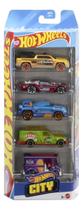 Pack 5 Hot Wheels Hot Wheels City Jbj75