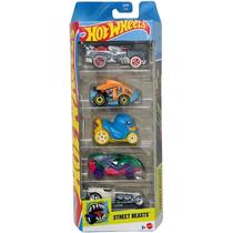 Pack 5 Hot Wheels - Street Beasts 2025 - JBJ90