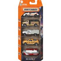 Pack 5 Matchbox - MBX Resue IV - JBX32