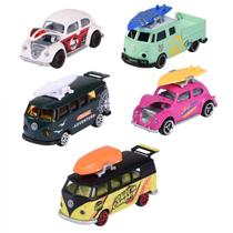 Pack 5 Miniaturas - 1:64 - Volkswagen The Originals - Majorette