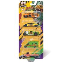 Pack 5 Miniaturas De Carro Fresh Metal Dino Adventure 3 Maisto 15464 Pack 5 Miniaturas De Carro Fresh Metal Dino Adventure 3 Maisto 15464