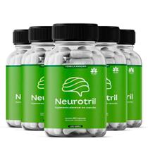 Pack 5 Neurotril Original 60 Cápsulas - Memória e Foco
