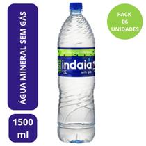 Pack 6 Água Mineral Natural Sem Gás Indaiá Garrafa 1,5l