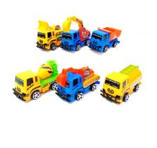 Pack 6 Carrinhos De Construção Com Alta Fricção