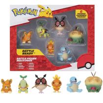 Pack 6 Figuras De Batalha Pokémon Battle Ready 004332 -Sunny Pack 6 Figuras De Batalha Pokémon Battle Ready 004332 -Sunny