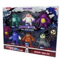 Pack 6 Mini Bonecos Indestrutíveis Evil Bears - Stretchapalz