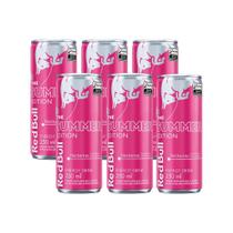 Pack 6 Red Bull Energético Summer Nectarina Sem Açúcar 250ml Pack 6 Red Bull Energético Summer Nectarina Sem Açúcar 250ml