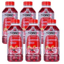 Pack 6 Sorox hidratante sabor frutas vermelhas 550mL