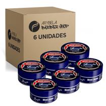 Pack 6 un - cera modeladora street sport efeito natural 150g - jhony barber Pack 6 un - cera modeladora street sport efeito natural 150g - jhony barber