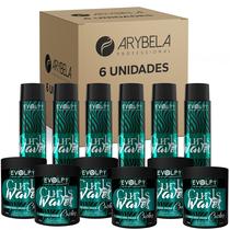 Pack 6 un - shampoo + máscara curls and waves - evolpy liss Pack 6 un - shampoo + máscara curls and waves - evolpy liss