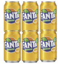 Pack 6 Unidades Fanta Maracuja Lata 350ml Pack 6 Unidades Fanta Maracuja Lata 350ml