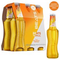 Pack 6 Unidades Skol Beats Tropical Long Neck 269ml