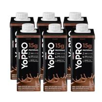 Pack 6 unidades YoPRO Bebida Láctea UHT Chocolate 15g de proteínas 250ml - YO PRO