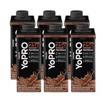 Pack 6 unidades YoPRO Bebida Láctea UHT Chocolate 25g de proteínas 250ml
