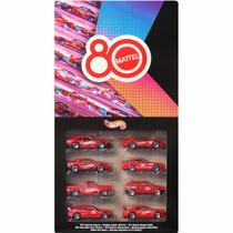 Pack 8 Hot Wheels - 80 Anos Mattel - JGK09