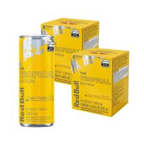 Pack 8 Latas Energetico Red Bull Tropical Edition 250ml Pack 8 Latas Energetico Red Bull Tropical Edition 250ml