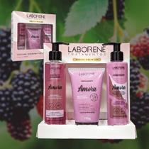 Pack Banho Premium Amora Sabonete, Esfoliante E Hidratante Laborene