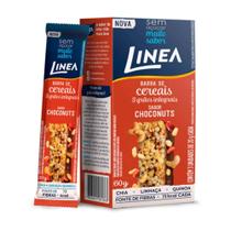 Pack Barra de Cereal 3 Choconuts De Chocolate S/Açúcar Linea 60g, 3 Unid.