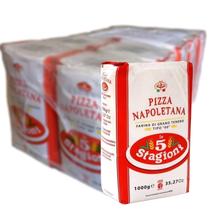 Pack c/ 10 Farinha de trigo 00 Italiana Le 5 Stagioni - Napoletana