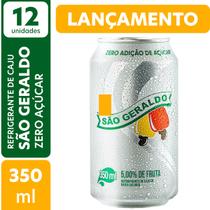 Pack c/12 Refrigerante Zero Açúcar de Caju São Geraldo 350ml