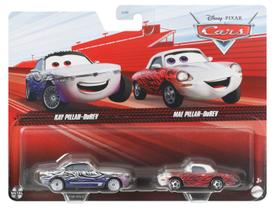 Pack c/ 2 Carrinhos Filme Carros Cars Disney Pixar - Metal 1/55 - Mattel