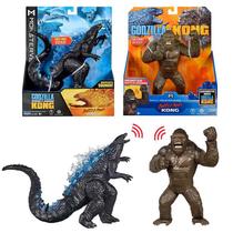 Pack c/ 2 Figura de Ação Articulada Godzilla Vs Kong com som