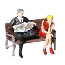 Pack c/ 2 Figuras Passageiros 1:87 HO Dio Studios 87351