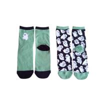 Pack c/2 meia inf fantasma cm 27-30 b+