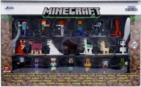 Pack c/ 20 Nano Metalfigs Minecraft Série 3 - Jada