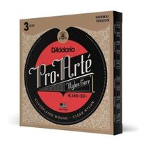 Pack C/ 3 Cordas D'Addario Pro Arte Tensão Media Nylon
