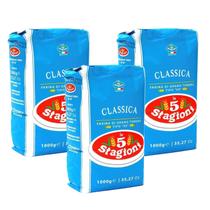 Pack c/ 3 Farinha de trigo 00 Italiana Le 5 Stagioni - Clássica