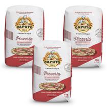 Pack c/ 3 Farinhas 00 Italiana Caputo PIZZERIA 1kg