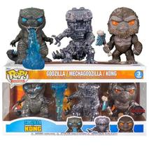 Pack C/3 Funko Pop Movies Godzilla/Mechagodzilla/kong