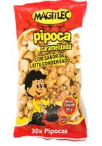 Pack C/ 30 Pipoca Caramelizada Magitlec Leite Condensado 50g
