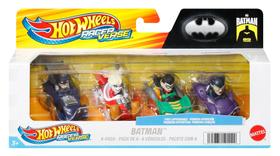 Pack c/ 4 Miniaturas em Metal Hot Wheels RacerVerse - 1/64 - Mattel