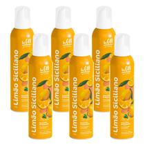 Pack c/ 6 Espumas spray para drinks Begin 200g - Limão Siciliano