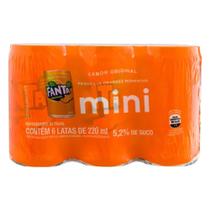 Pack c/6 unidades de refrigerante de laranja 220ml. Pack c/6 unidades de refrigerante de laranja 220ml.