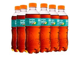 Pack C/ 6x Chá Preto Ice Tea Pêssego Leão Garrafa 450ml Pack C/ 6x Chá Preto Ice Tea Pêssego Leão Garrafa 450ml
