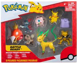 Pack c/ Bonecos Pokémon - Battle Figure Multi Pack - Jazwares