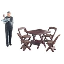 Pack c/ Figuras Mesa e Cadeiras de Bar c/ Garçom 1:87 HO Dio Studios 87354