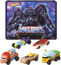 Pack carros coleção Masters of the Universe 1:64 He-Man, Skeletor e outros