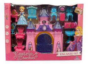 Pack Castelo dos Sonhos Para Meninas - Brinquedo Miniatura