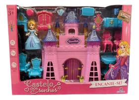 Pack Castelo dos Sonhos Para Meninas - Brinquedo Miniatura