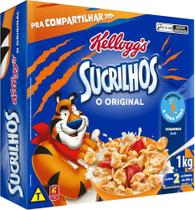 Pack Cereais Kellogg's Sucrilhos original em caixa 1 kg cont