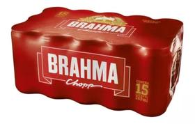 Pack Cerveja Brahma Chopp Lata 269ml - 15 Unidades