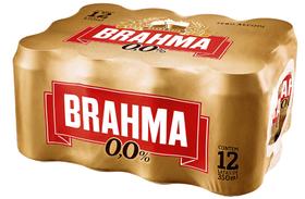 Pack Cerveja Chopp Zero 350ml 12 Unidades Brahma