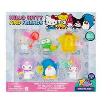 Pack Coleção da Hello Kitty E Seus Amigos 6 Figuras Fofas Sanrio