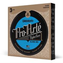 Pack Com 03 Cordas D'Addario Tensão Pesada Nylon Pro Arte